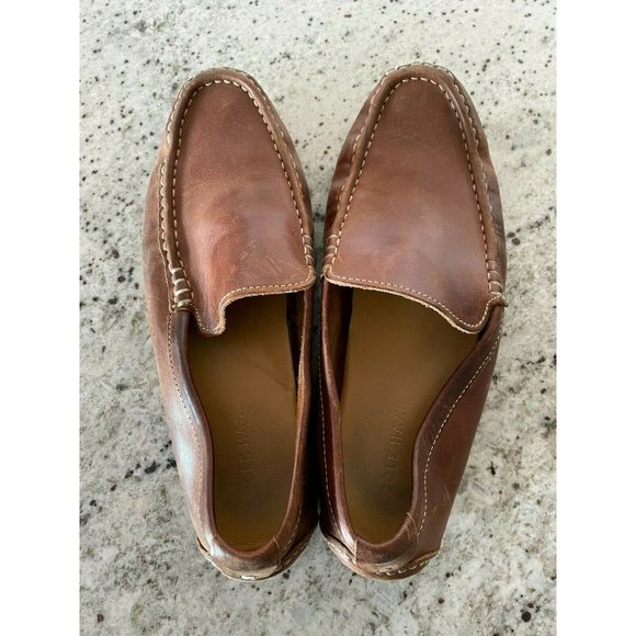 Cole Haan Somerset Venetian Drivers Brown Leather, Men's 8.5M - Picture 4 of 6